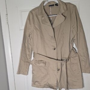 Relativity Tan Trench Coat